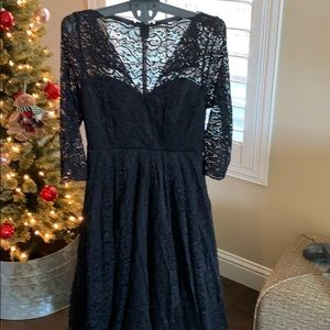 Torrid black lace dress.SZ 12